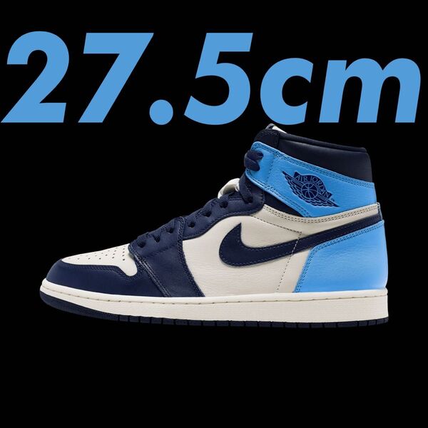 NIKE AIR JORDAN 1 HIGH OG Obsidian 555088-140 27.5cm