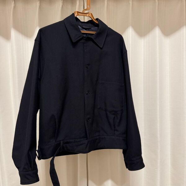 【comoli】 19AW ウールサージベルテッドジャケット サイズ3