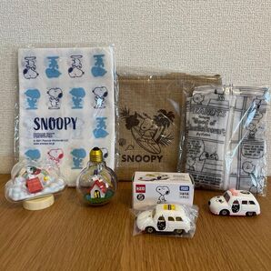 SNOOPY WEATHER terrarium スヌーピーミュージアム限定トミカ スヌーピーグッズまとめ売り【未使用・保管品】