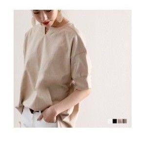 クラシカルエルフ キーネック ビッグシルエットTシャツ