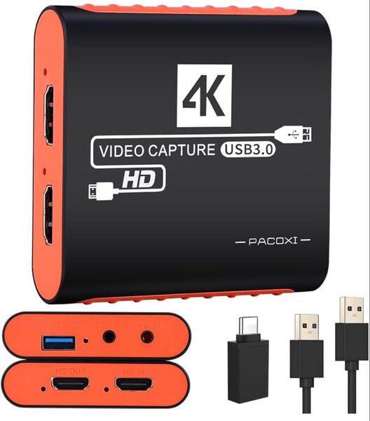 最終価格 24時間以内発送 キャプチャーボードswitch対応 4K パススルー USB3.0