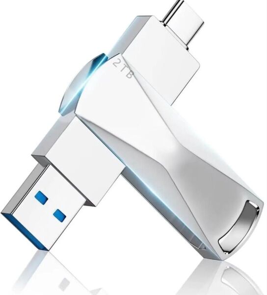 【新品・未開封】USBメモリ 2TB 大容量 2in1 高速&Type-C