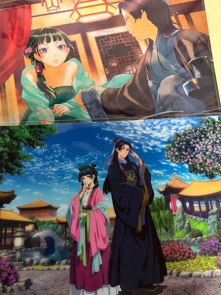 薬屋のひとりごと 園遊会 薬屋のひとりごと展 クリアファイル 2枚セット