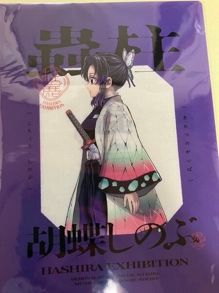 鬼滅の刃 柱展限定 横ビジュアル クリアファイル