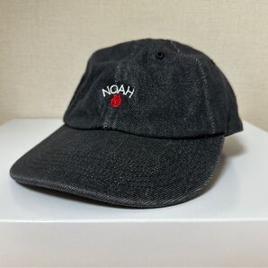 NOAH ノア デニムキャップ ローズ ブラック