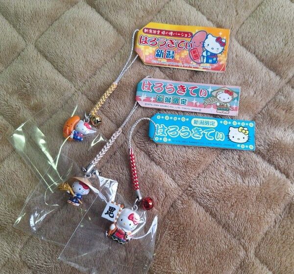 新潟限定 ハローキティ根付け