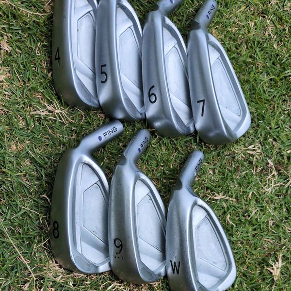 (軽量仕様)Ping i25 紫 4番〜9番、PW ヘッドのみ