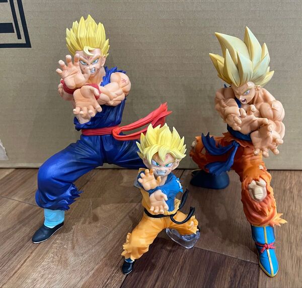 一番くじ ドラゴンボール HISTORY OF THE FILM孫悟飯 A賞 孫悟天 B賞 孫悟空 かめはめ波 フィギュア