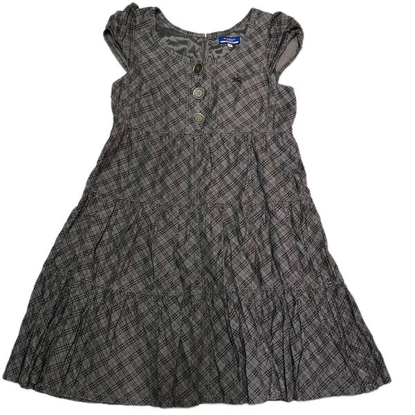 バーバリーブルーレーベル BURBERRY BLUELABEL ワンピース グレー ノバチェック