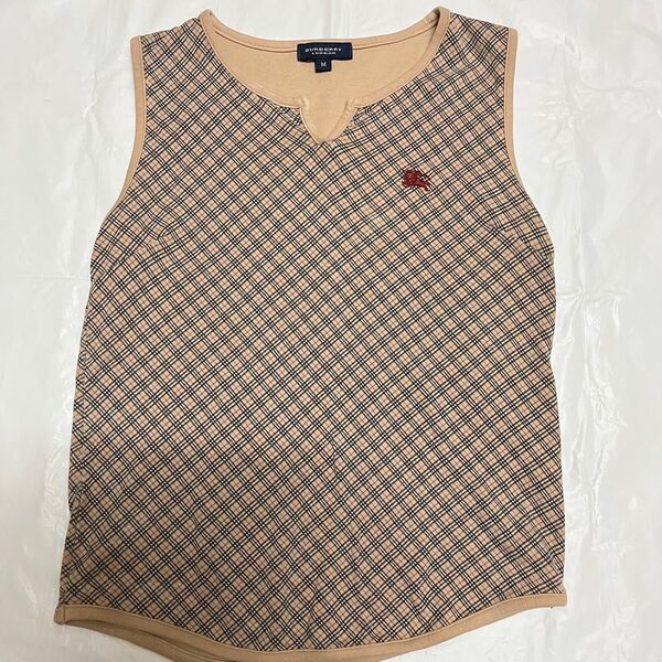 レディース BURBERRY ノバチェック柄 トップス ノースリーブ