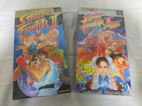 SFC ソフト ストリートファイターⅡ ストリートファイターⅡ TURBO 箱説明書付