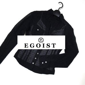【送料込】◆GRAN EGOIST◆ ブラック コットン シアー