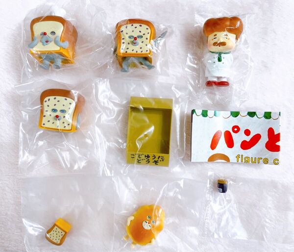 パンどろぼう フィギュアコレクション 全5種類+ラッキーアイテム コンプリート