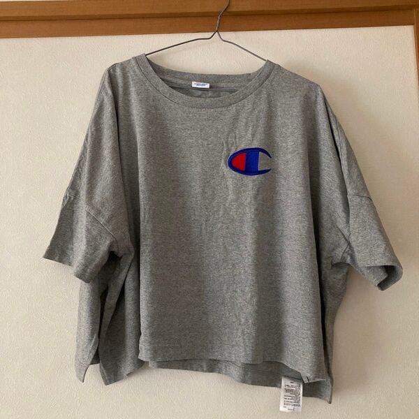 Champion 半袖Tシャツ レディースLサイズ グレー