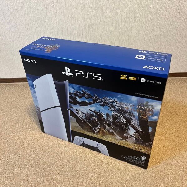 (箱のみ)PS5 モンスターハンターワイルズ デジタルエディション 同梱版 化粧箱