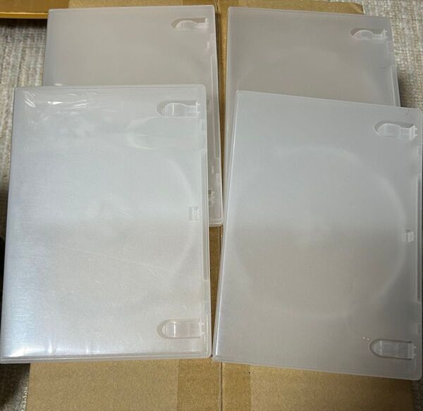 DVDケース 4枚セット 中古 空ケース クリア.