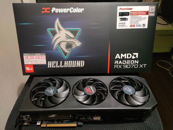 PowerColor Hellhound AMD Radeon RX 9070XT 16GB GDDR6