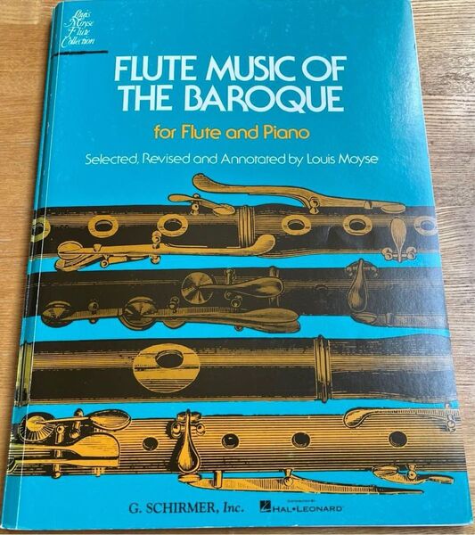 バロック音楽 フルート曲集 モイーズ編 MOYSE FLUTE MUSIC OF THE BAROQUE