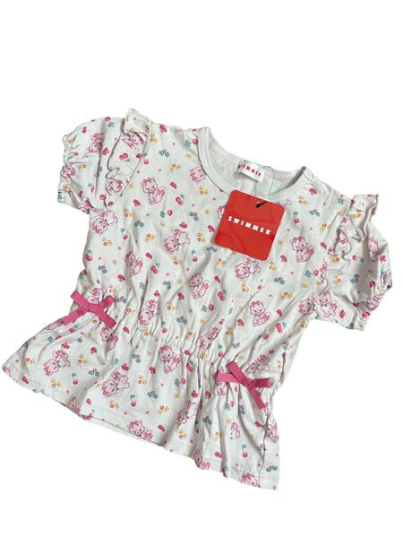 《SWIMMER》未使用 120cm ラベンダー ねこ Tシャツ