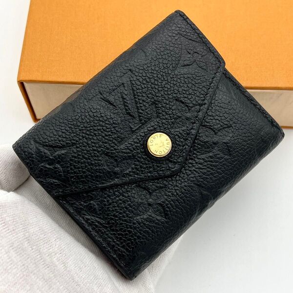【最高級美品】ヴィトン モノグラム アンプラント ゾエ 三つ折り財布
