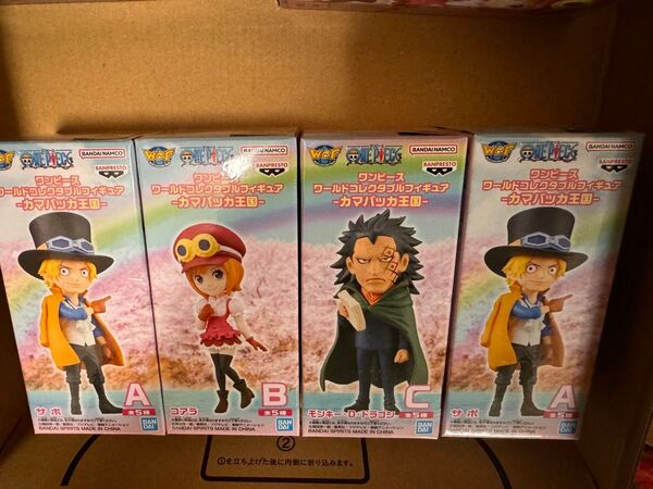 ワンピース ワールドコレクタブルフィギュア-カマバッカ王国 4個セット