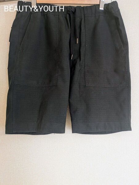 ユナイテッドアローズ ビューティーアンドユース ショートパンツ 黒 メンズ M