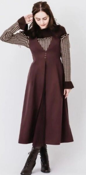 タグ付き!axes femme センタープリーツジャンスカ