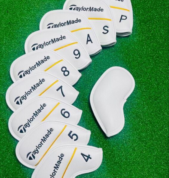★ 新品 即納! TaylorMade テーラーメイド アイアンカバー 番号付 10点セット