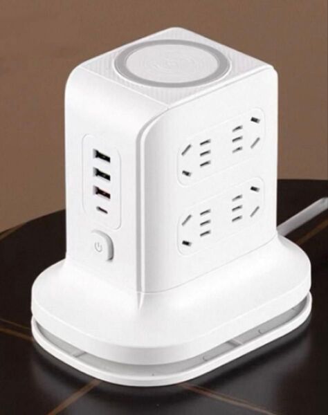 万能 OA 延長タップ usb-a usb-c 電源タップ 形状タイプA/O アース対応 100-250v ワイヤレス充電も対応