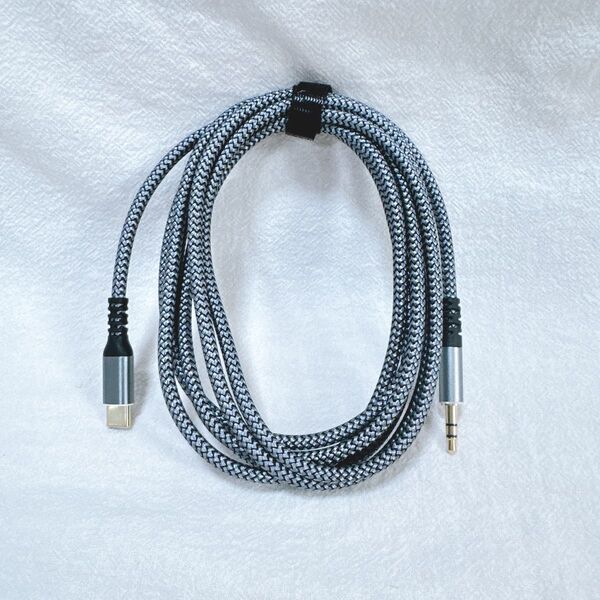 USB C 3.5mm 変換ケーブル オスジャック イヤホンジャック 2m