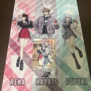 にじさんじ SMC組 くら寿司 特典 クリアファイル カード 加賀美ハヤト 葉加瀬冬雪 夜見れな