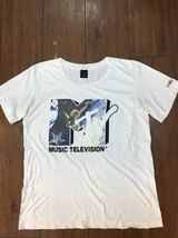 オゾンロックス Tシャツ MTV L 白 a1_画像1