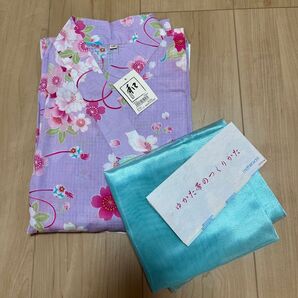 ☆新品 未使用 motherways マザウェイズ 浴衣 帯 プティマイン☆