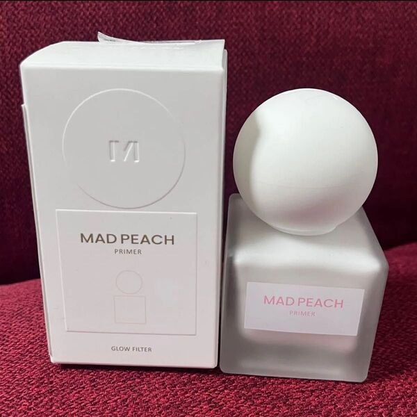 マッドピーチグロウフィルタープライマー30ml 化粧下地 トーンアップ 透明感 mad peach