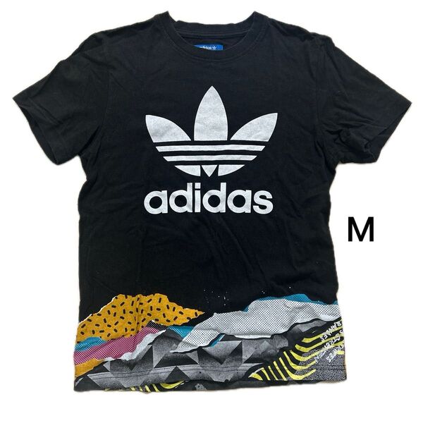 adidas グラフィックプリント Tシャツ M