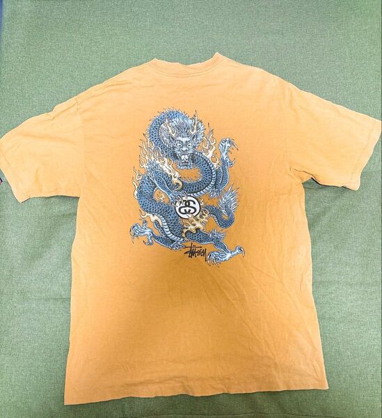 希少 名作 OLD STUSSY ドラゴン tシャツ ステューシー アーカイブ Tシャツ 半袖