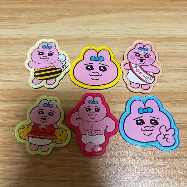 おぱんちゅうさぎ マグネット キャラマグネッツ 6点セット