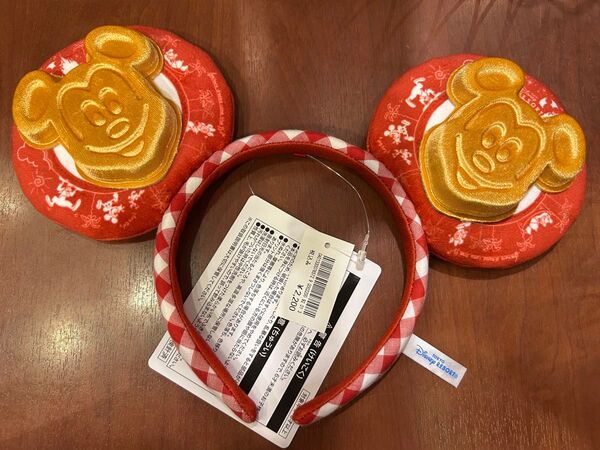 ディズニーリゾート ワッフル付きカチューシャ