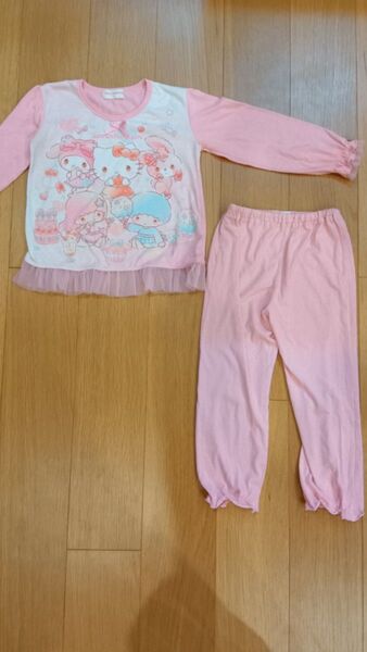 サンリオ キキララ ルームウェア パジャマ 130cm 女の子