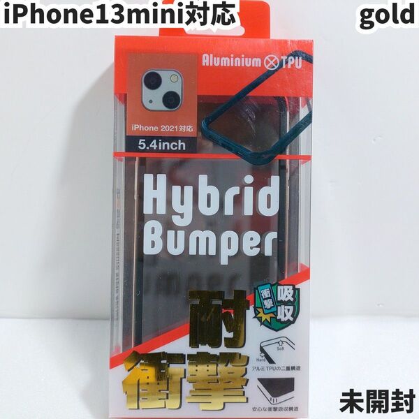 LEAD iPhone13mini対応 5.4inch Hibrid Bumper アルミニウム合金×TPU iPhoneケース