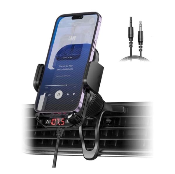 FM一体型トランスミッター スマホホルダー