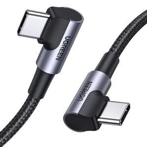 UGREEN 【L字型】 USB C ケーブル Type-c ケーブル L字