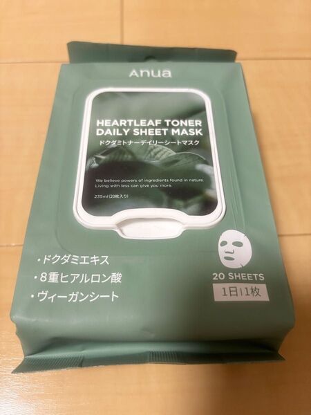 Anua アヌア ドクダミトナーデイリーシートマスク