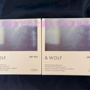 2個 URF-003 &WOLF Nオーガニック UVセラムリキッドファンデーション リフィル ナチュラルベージュ