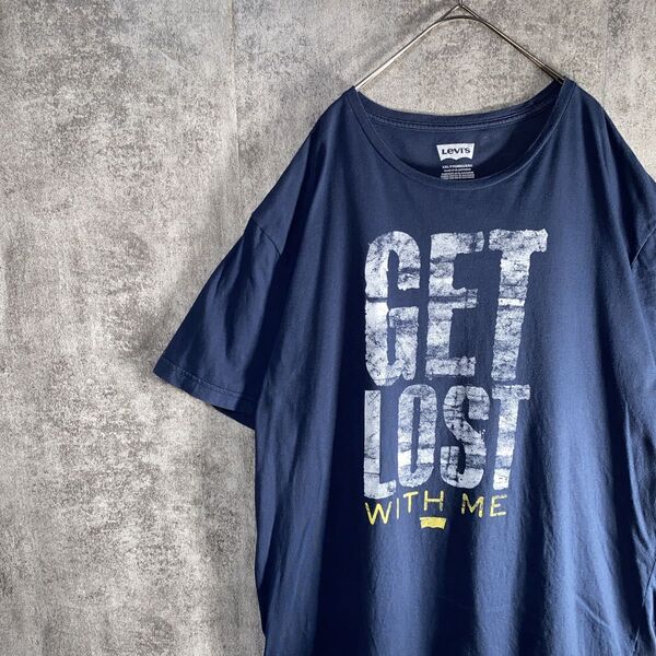 【古着1点もの】Levi's リーバイス ビッグプリント オーバーサイズTシャツ プリントTシャツ XL Tシャツ