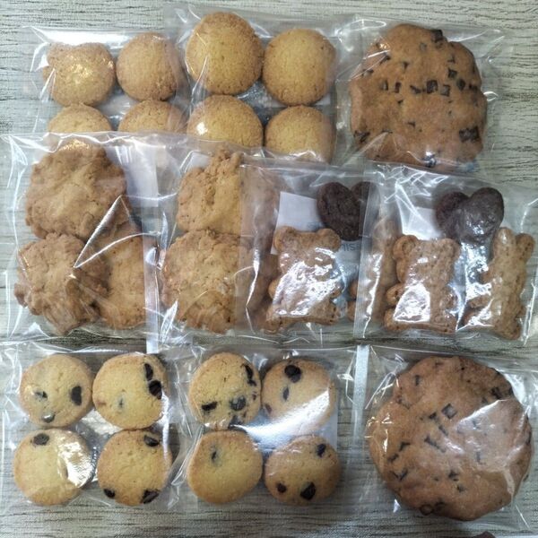 手作りクッキー 人気の5種10袋
