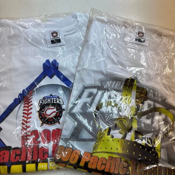 日本ハム◆2007パ・リーグ優勝記念Tシャツ2枚◆未使用品