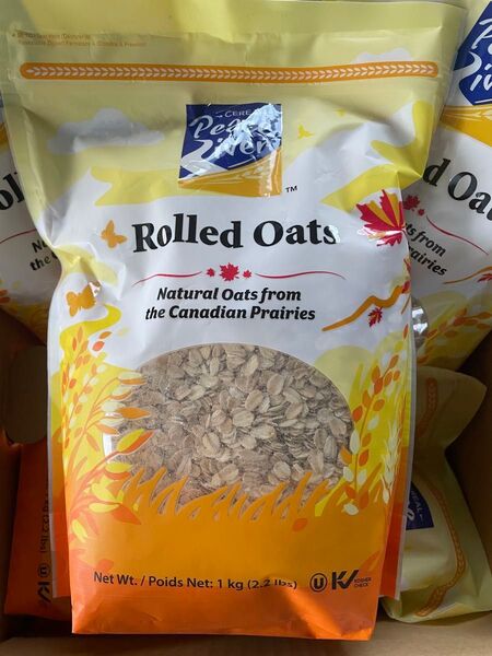 オートミール ロールドオートミール1kg× 12個セット オーツ麦 ダイエット腸活 食物繊維 、未使用、送料無料
