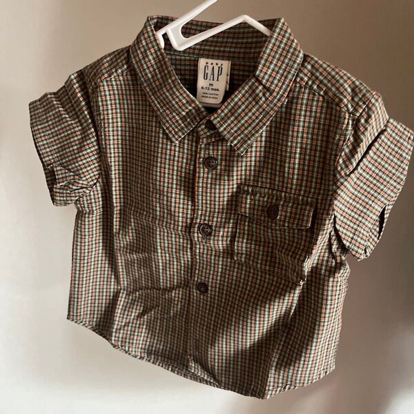 baby GAP チェックシャツ 6-12ヶ月