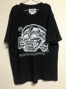 UNFINISHEDインサイドアウトスカルTシャツブラックseditionariesセディショナリーズ